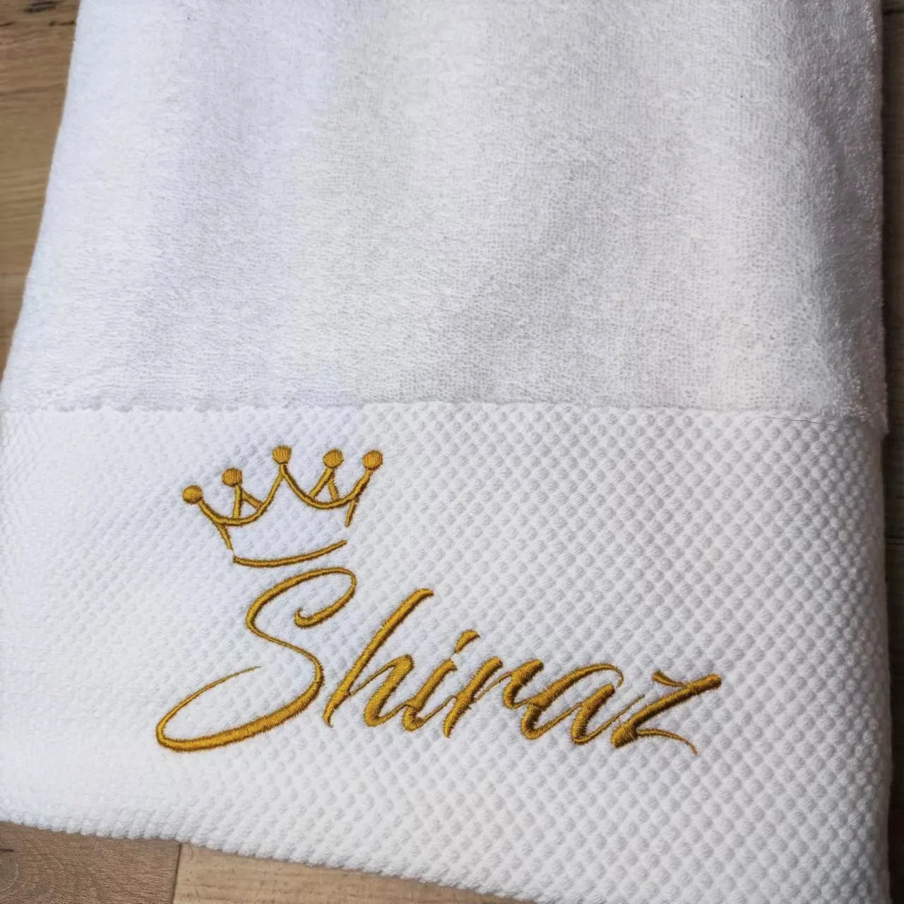 Custom Embroidery Beach Towel 90x180CM Travel Turkish Large Towels with Monogram Customized Towel Tassels Bath Towel