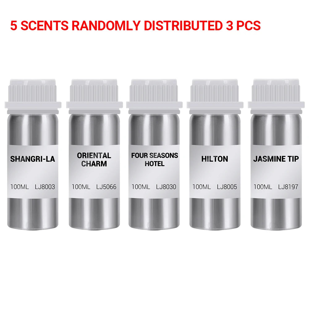 3 Pcs 100ml Essential Oils for Diffuser Humidifier Aroma Oil Pure Natural Humidifying Diffuser Essential Oils Home Hotel Bedroom
