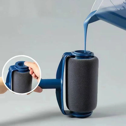 Paint Roller Brush Roller Kit Foam Interior Paint Brushes Triangles Paint Brush for Household Hardware Tools