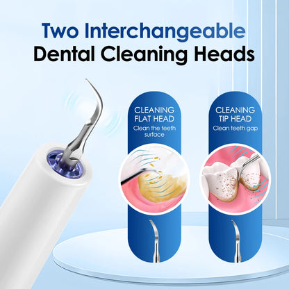 Ultrasonic Dental Calculus Remover With LED Light Teeth Plaque Scaler Tartar Stains Cleaner Electric Dental Whitening Oral Tools