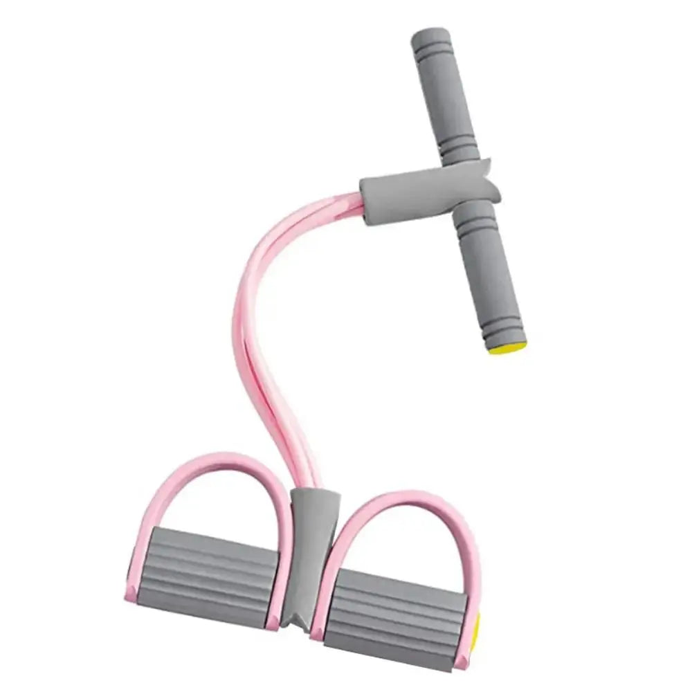 Durable 4-Tube Yoga Pedal Puller Rubber Thicken Resistance Band Abdominal Exerciser Elastic Pull Rope Arm