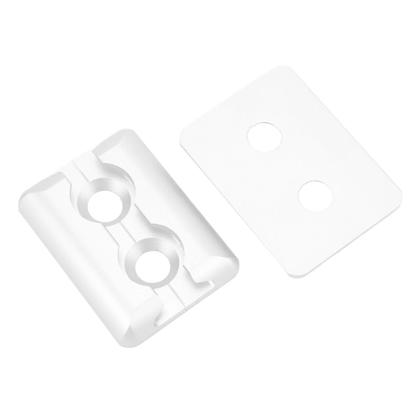 1 Pair of L Track Anchor Points Aluminium Alloy Square Tie Down Anchor Point for Airplane Motorhomes Ambulances Etc