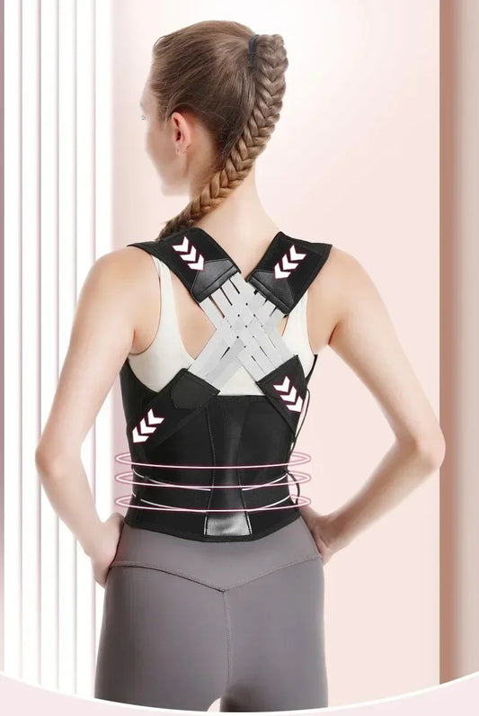Gym Lumbar Belt Posture Corrector Women Men Adjustable Shoulder Posture Brace Back Straightener Body Shape Support Correction