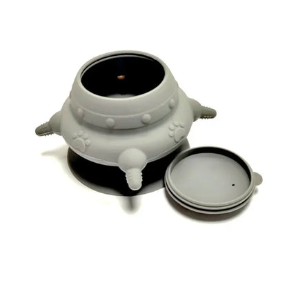 Kitten Puppy Nursing Silicone Milk Sucking Bowl Simulated Bottle Feeding Anti-Choking Anti-Spill Food-Grade Slow Feeder Bowl