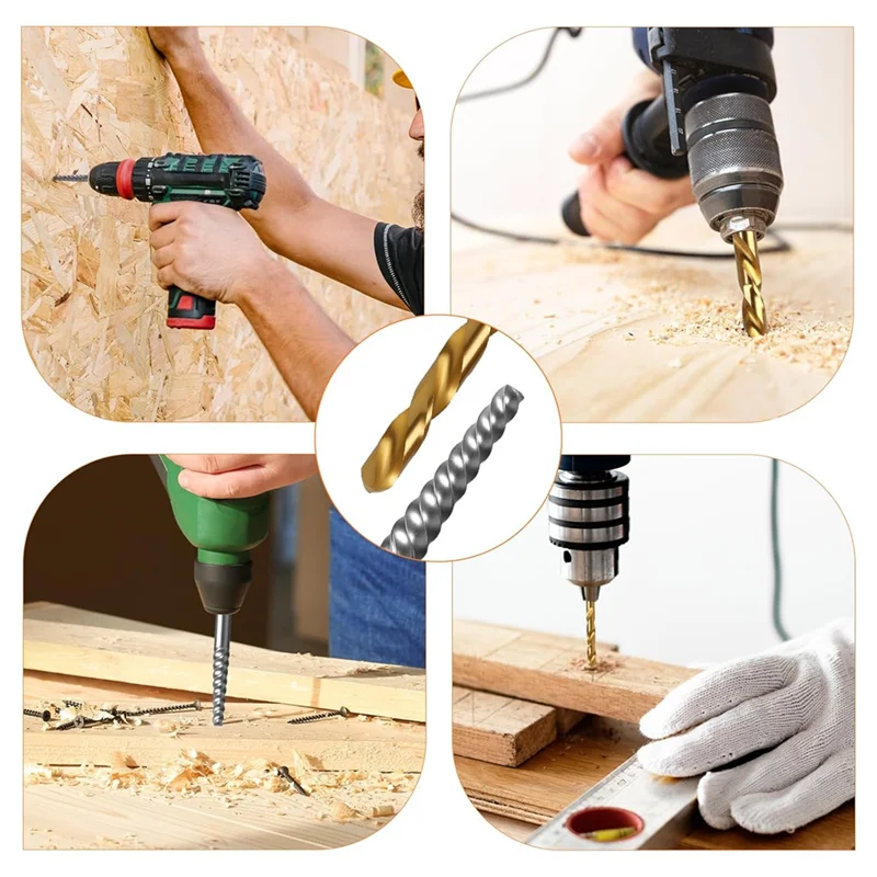 SOFT-10-Piece Screw Extractor Set, For Removing Stripped Screws And Broken Bolts Drill Bit Extractor Set