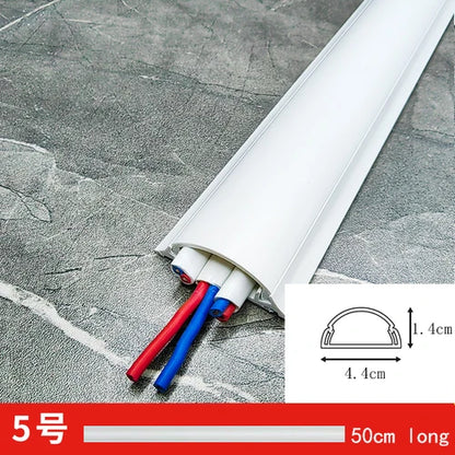 Home Office Data Line Fixed Box Finishing Storage Box Family Wall Cable Sleeve Management Organizer Protector Track Storage Box