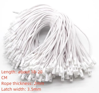 100pcs 20cm Length Clothing Tag  Loop Pins Security Loop Tag Fasteners Price Tag Fastener