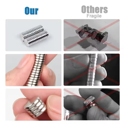 Super Powerful Magnets Strong Disc Magnets for Fridge, DIY, Building, Scientific, Craft, Education, 5x2 8x2 10x2 10x3