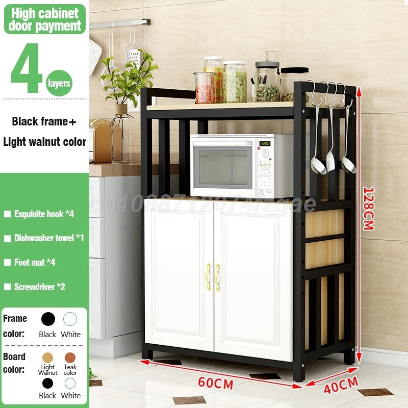 Kitchen  Islands Shelf  Storage Rack Home Organizer Cabinet Furniture With Non-slip Feet For Kitchens Complete Cabinets