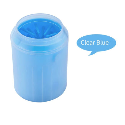 Portable Pet Paw Cleaner Soft Silicone Brush Dog Cat Foot Washer Cleaning Cup Easy to Use Durable Lightweight and Waterproof