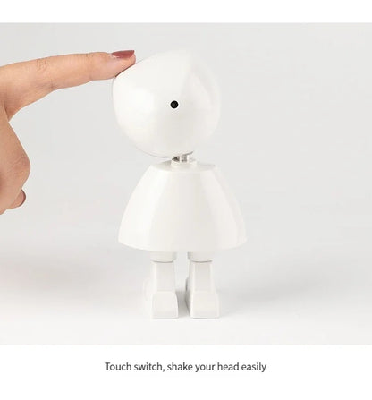 LED Seven Colors Light Sunset Light Astronaut Light Rainbow Projection Night Light 360Degree Rotation Rechargeable Ambient Light