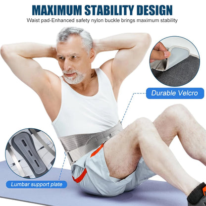 1PCS Back Brace for Lower Backs Pain Relief- Back Support Belt for Women Men for Sciatica.Removable Stays for Lower Back Support