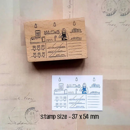 Stamp Scrapbooking  8 Types Scrapbook Journaling Stationary Stamp