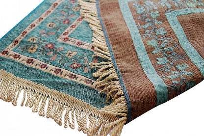 Muslim Worship Mat Prayer Rugs Chenille Cotton Islamic Blanket Home Decoration Church Utensils Portable Carpet
