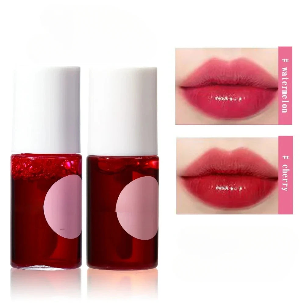 Lip Gloss, Long-Lasting Water Tint, Cup-Resistant Lip Stain, Hydrating Lip Makeup, Fruit Platter Series