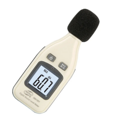 AT21-37MD Noise Measurement Device ABS Sound Pressure Level Meter Noise Meter With Wide Measuring Ranges For Home