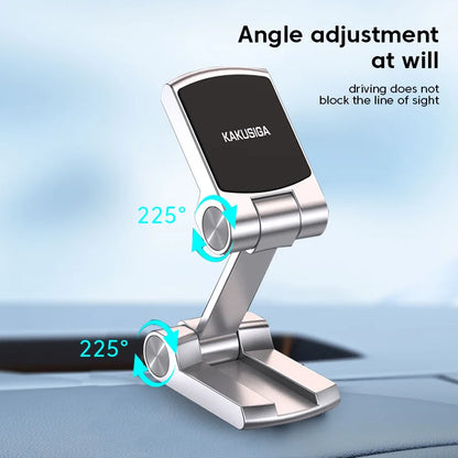 Magnetic Car Phone Holder Foldable 225° Rotation Magnet Phone Mount for iPhone Xiaomi in Car Mobile Cell Phone Holder Stand