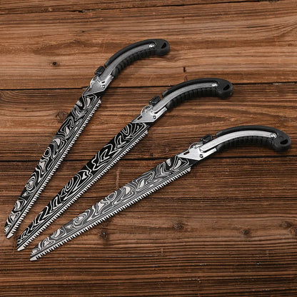 Damascus Waist Saw Pruning Saw Alternate Blade Straight Saw Hand Logging Saw Pruning Saw Garden Saw Outdoor Hand Saw