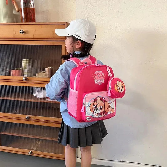 PAW Patrol Backpack School Bag Large Capacity Waterproof School Bag Cartoon Cute School Bag Kids Gifts