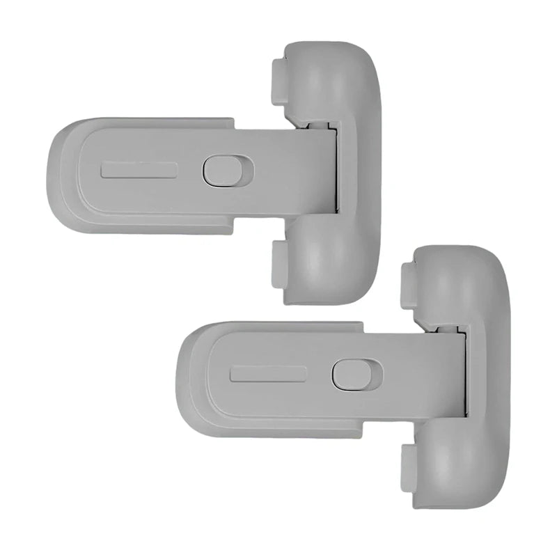 2Pcs Safe Fridge Lock, Child Proof Refrigerator Freezer Door Lock, Protect Refrigerators With Sealing Strips