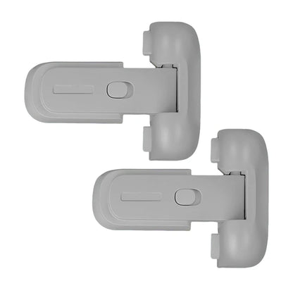 2Pcs Safe Fridge Lock, Child Proof Refrigerator Freezer Door Lock, Protect Refrigerators With Sealing Strips