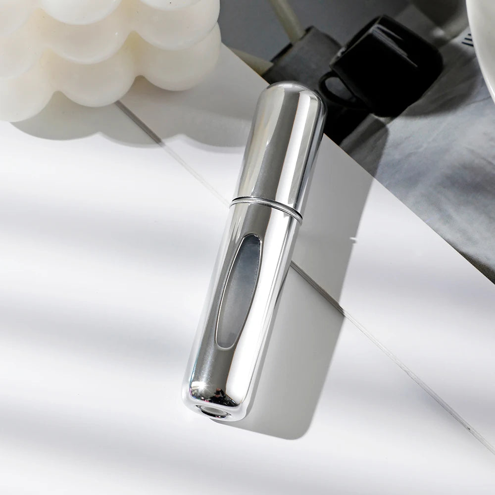 6Pcs Portable Spray Bottle Travel Suit 5ml Self-priming Bottom Filling Perfume Bottles Set