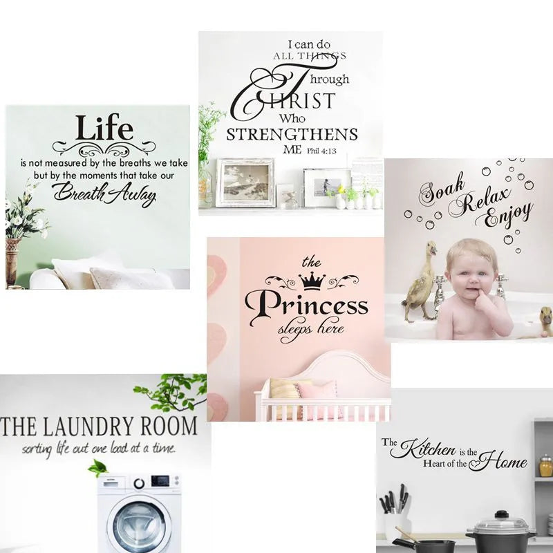 Bedroom Sticker Mural Wall Decal The Vinyl Decor Art Kitchen Home Home Decor Personalized Name Stickers For Wall Home Decoration