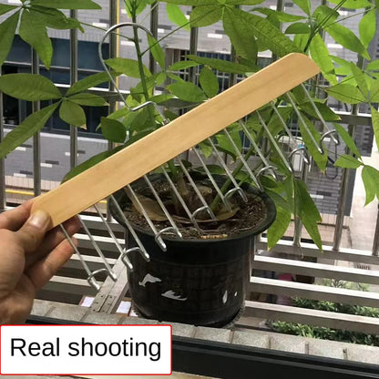 1/2/3pcs wooden new multifunctional hook hanger, bra strap storage, including 8 hooks, suitable for home and dormitory use