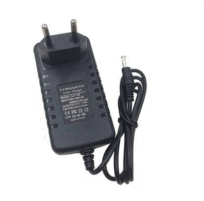 21V 2A Li-ion battery charger for 18v 18.5v battery 5S 18650 battery pack connector DC5525