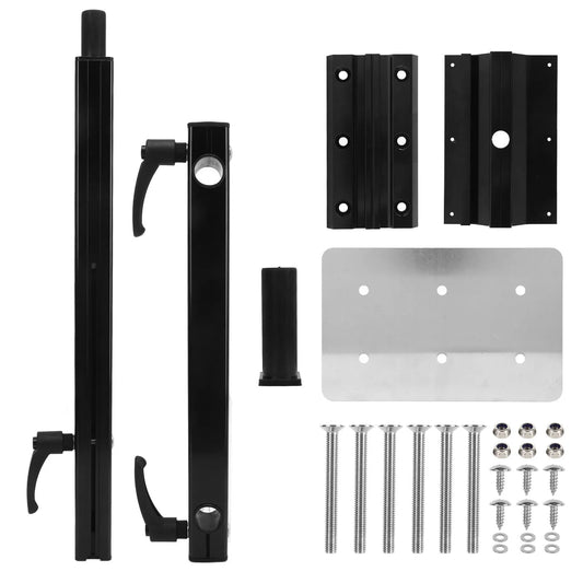 Table Legs  Table Legs Black Heavy Duty Removable 360° Rotation Oxidized  Lightweight for RV Yachts