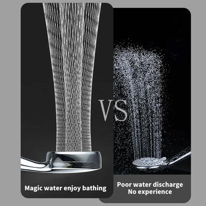 High Pressure Water Saving Rainfall Shower Head Bathroom Accessories ABS Chrome Holder Showerhead  Bathroom Accessories