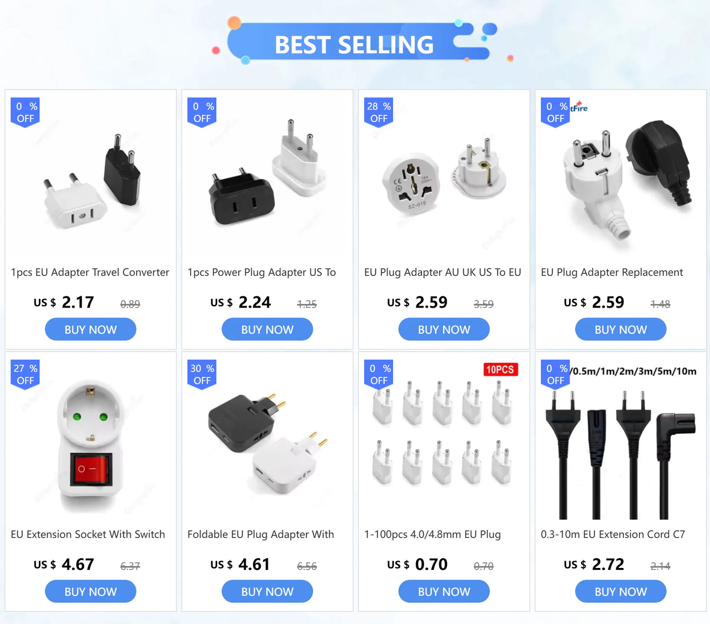 Universal UK Plug Adapter US EU AU To UK Travel Power Adapter Electrical Socket Plug Power Outlet Converter Electric Adaptors