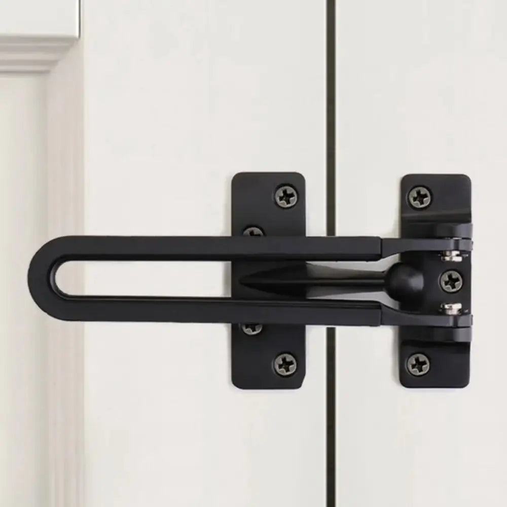 Durable Zinc Alloy Sliding Door Catch Solid Bolt Mute Door Buckle Anti-rust Security Door Hasp Bedroom
