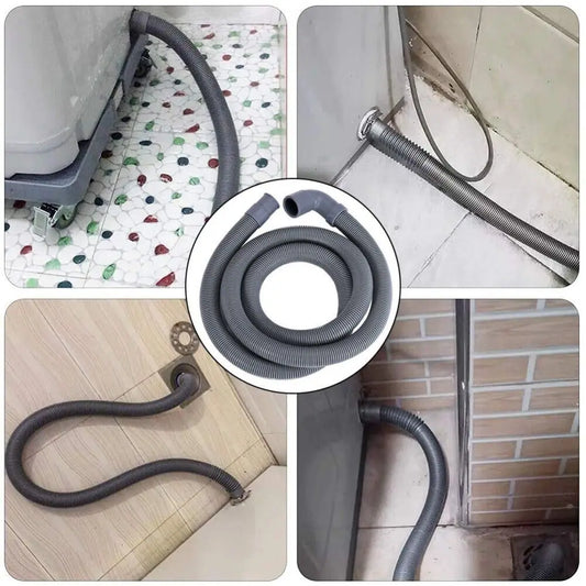 Universal Washing Machine Dishwasher Drain Hose Extension Outlet Pipe Spare Part