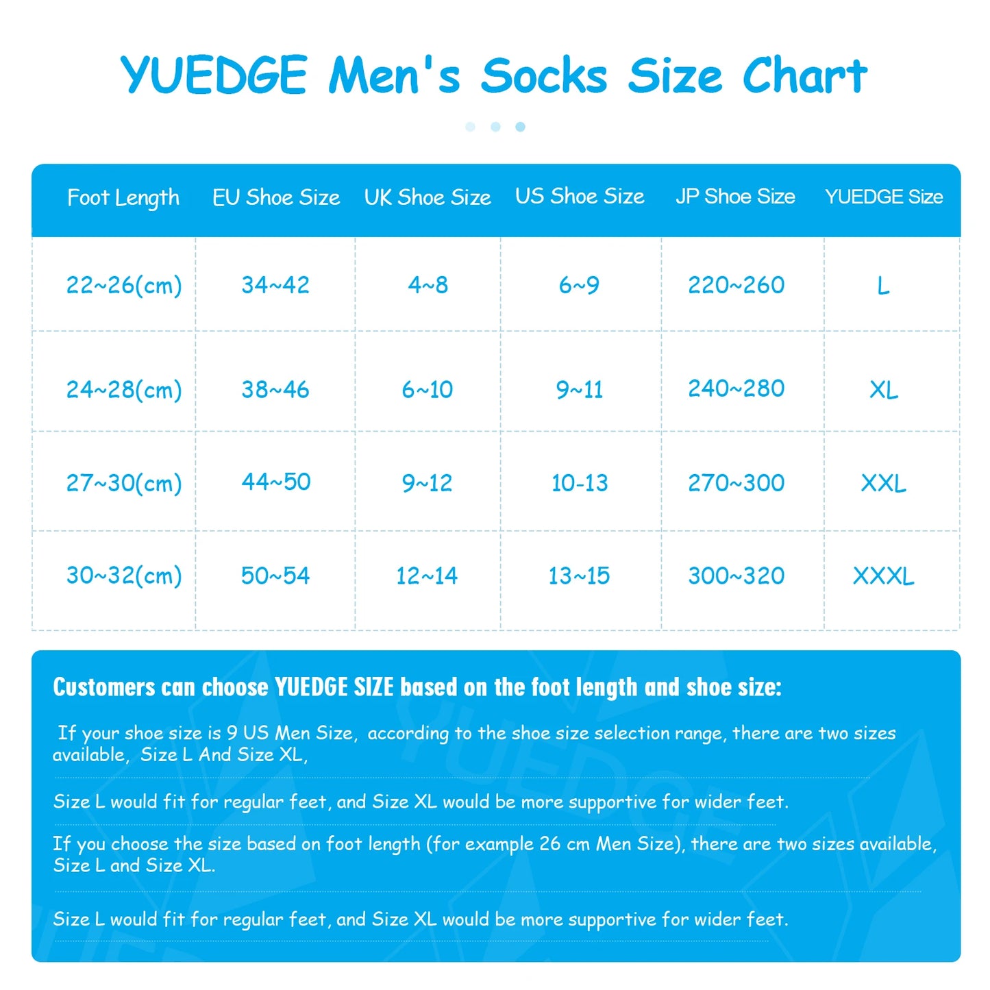 YUEDGE Diabetic Socks Breathable Bamboo Comfort Cushioned Sole Elastic Free Non-Binding Loose Socks for Diabetes, 5 Pairs