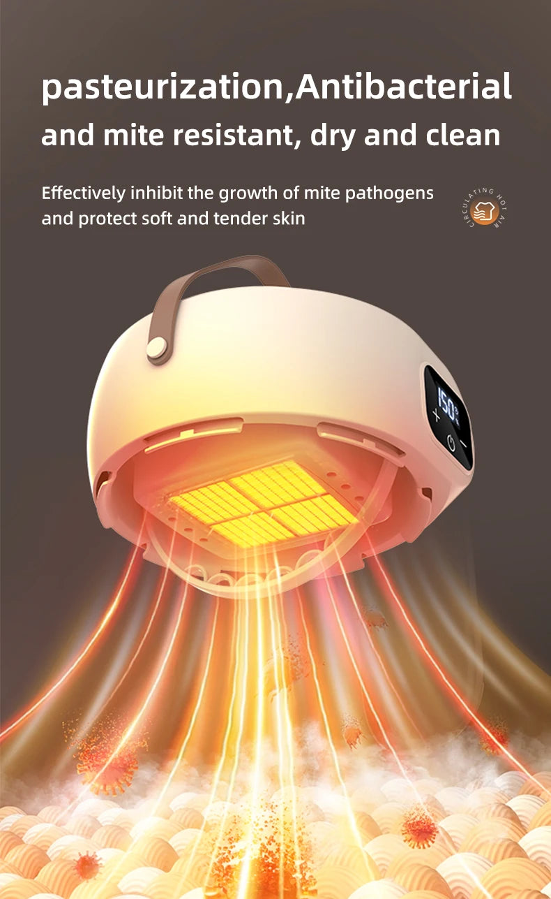 Portable Electric Clothes Dryer Multifunctional Dryer Machine Foldable Clothes Dryer with Timer Mini Clothes Dryer For Travel