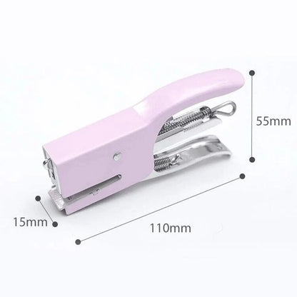 Hand Pliers School Office Supplies Paper Fixing Hand-Held Stapler School Supplies Paper Binder Set Office Binding Tools
