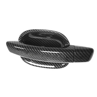 Auto Accessories Carbon Fiber ABS Car Exterior Door Handle Door Cover Trim Decals for Audi A3 8V 2014-2018