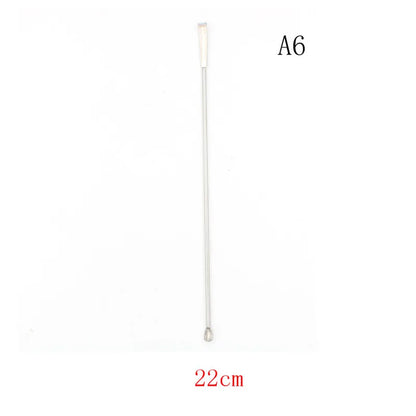 1pc Stainless Steel Lab Micro Spatula Medicine Spoon Scoop Shovel Pharmacy 100mm / 125mm / 150mm / 180mm / 200mm / 220mm