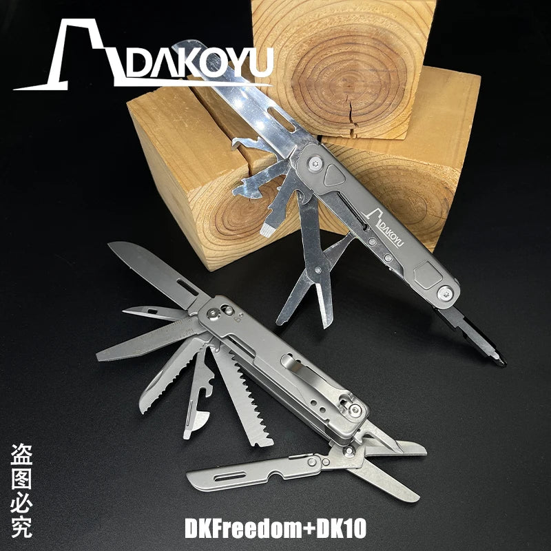 DAKOYU Outdoor Multifunctional Folding Multifunctional Tools Camping Equipment Portable EDC Detachable Large Scissors