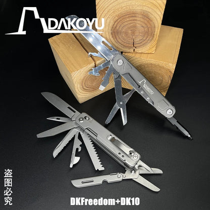 DAKOYU Outdoor Multifunctional Folding Multifunctional Tools Camping Equipment Portable EDC Detachable Large Scissors