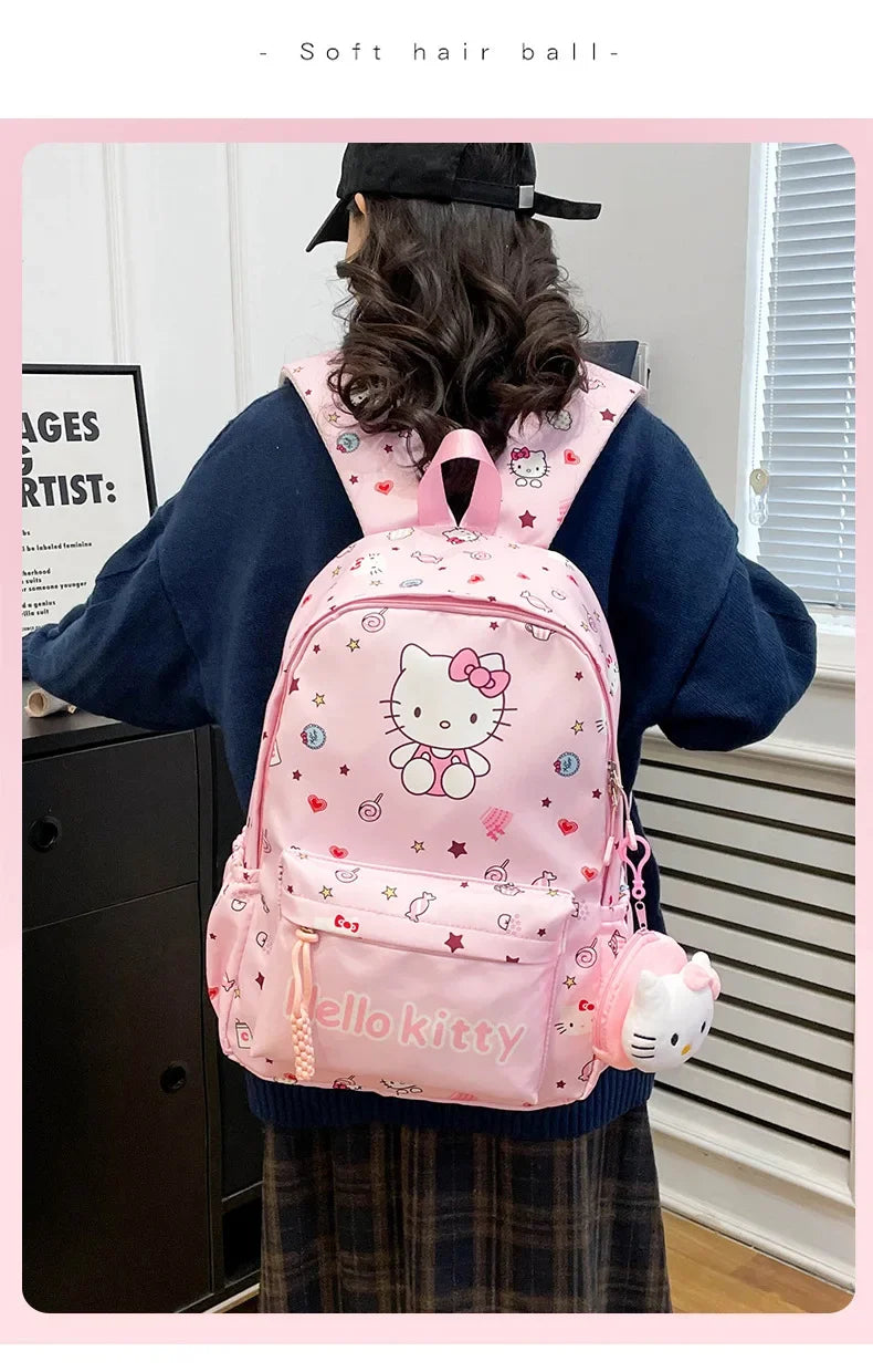 Fashion Student Backpack Cartoon Print Cute Large Capacity Backpack Fashion Student Backpack