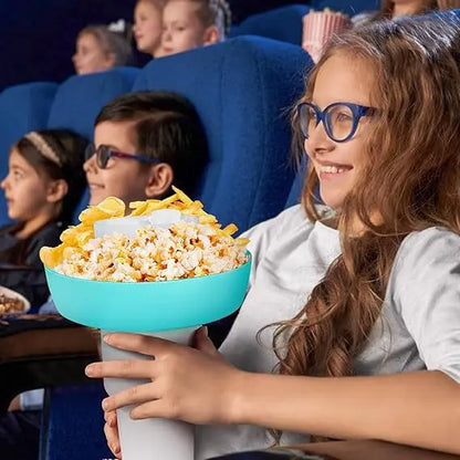 Snack Plate 40oz Ice King Cup Cap Reusable Insulated Snack Platter Creative Cup Fruit Bowl Water Bottle & Cup Accessories