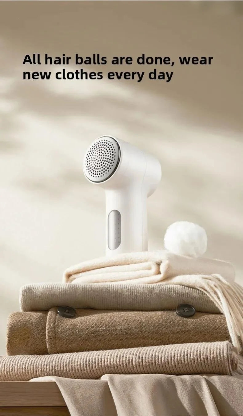 XIAOMI MIJIA Lint Remover 2,Fabric Shaver Clothes,180min Battery,6-Blade Strong Suction,USB Rechargeable,Fluff Pellet Removers