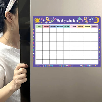 Calendar For Fridge Monthly Weekly Planner Calendar Table Dry Erase Whiteboard Fridge Sticker Message Board Menu