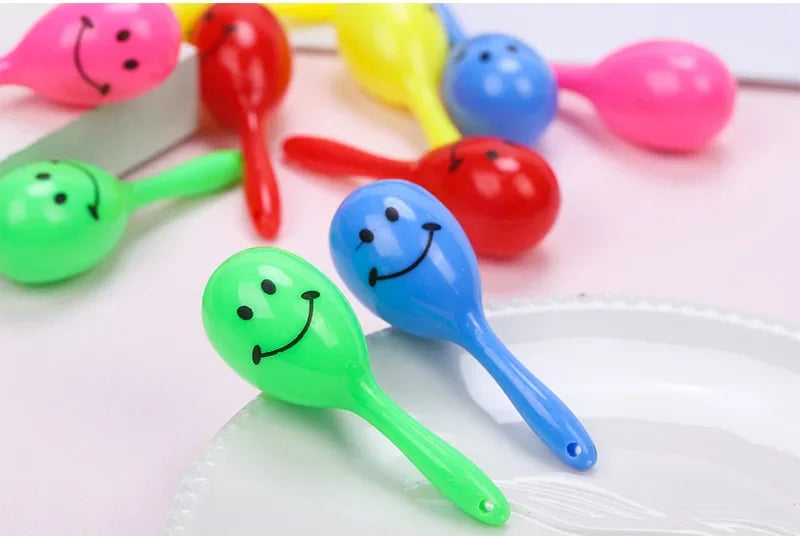 10Pcs Cartoon toddler toys, sand hammer toys, learning toys, party cheering instruments, creative toys and small gifts