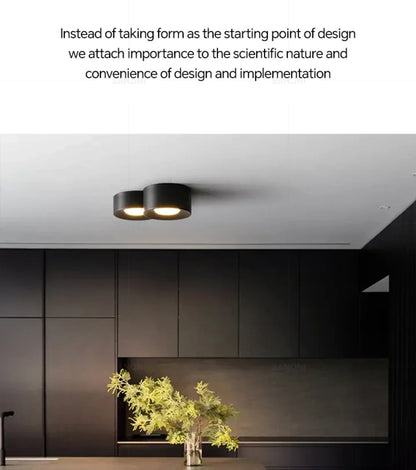 LED Ceiling Mounted Lights for Living Room Bedroom Hallway Corridor Modern Nordic Cylinder Minimalism Indoor Home Decoration