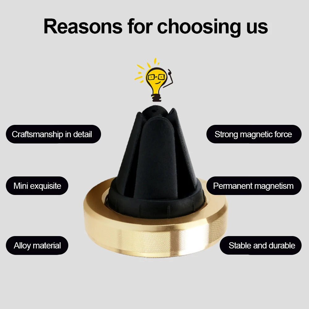 Magnetic Car Phone Holder Air Vent Mount Universal Mobile Smartphone Stand Bracket Magnet Support Cell Holder For Phone In Car