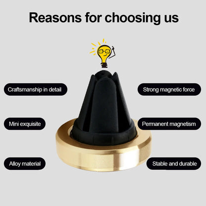 Magnetic Car Phone Holder Air Vent Mount Universal Mobile Smartphone Stand Bracket Magnet Support Cell Holder For Phone In Car