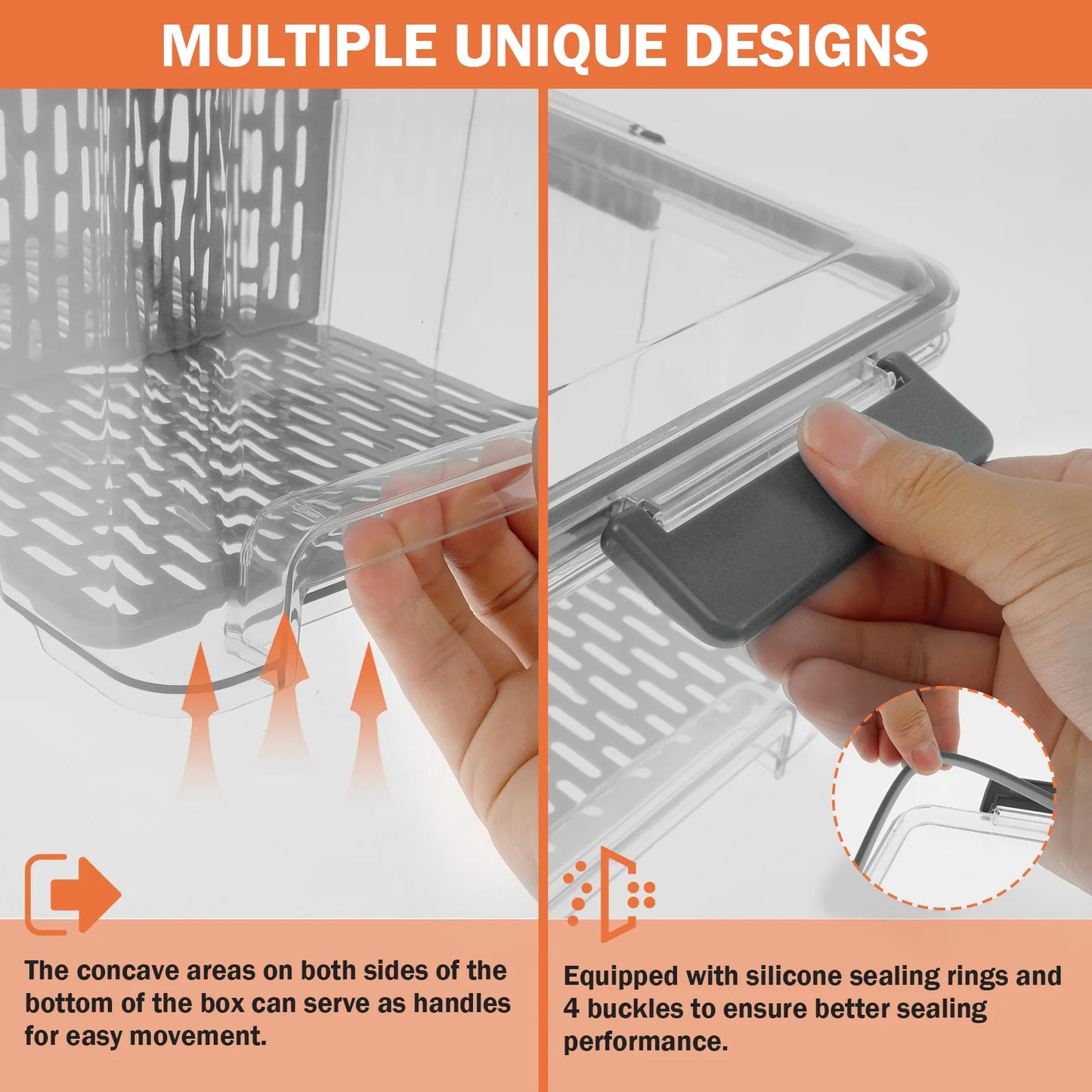 Bread Box Rectangular Airtight Bread Storage Container Bread Keeper Time Recording Bread Holder with Vacuum Pump for Kitchen New